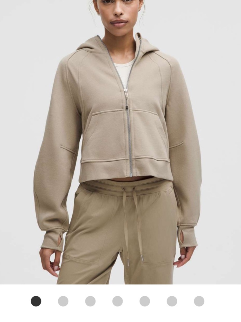 Lululemon Scuba Oversized Full-Zip Hoodie -
Sheer Oak